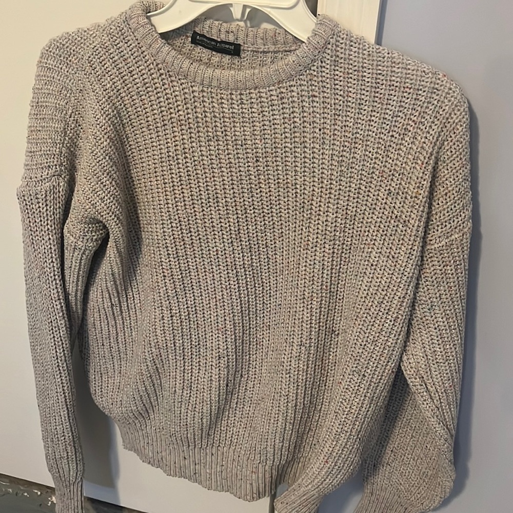 Blue american apparel knitted sweater!